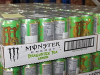 Monster energy dragon ice tea lemon 1080 blikken tht 2-2027 bod is inclusief 162,00 euro statiegeldwaarde - afbeelding 2 van  2
