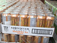 Monster energy dragon ice tea peach 1080 blikken tht 2-2027 bod is inclusief 162,00 euro statiegeldwaarde - afbeelding 2 van  2