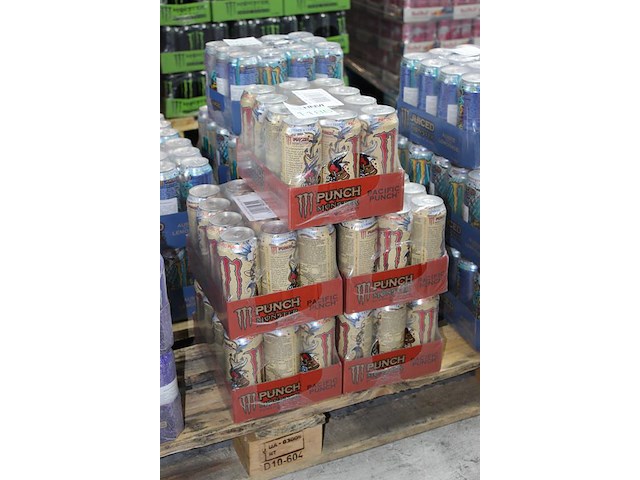 Monster energy pacific punch 60 blikken tht 4-2027. bod is inclusief 9 euro statiegeldwaarde - afbeelding 2 van  2
