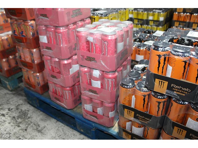 Monster energy pipeline punch 36 blikken tht 6-2027. bod is inclusief 5,40 euro statiegeldwaarde - afbeelding 1 van  2