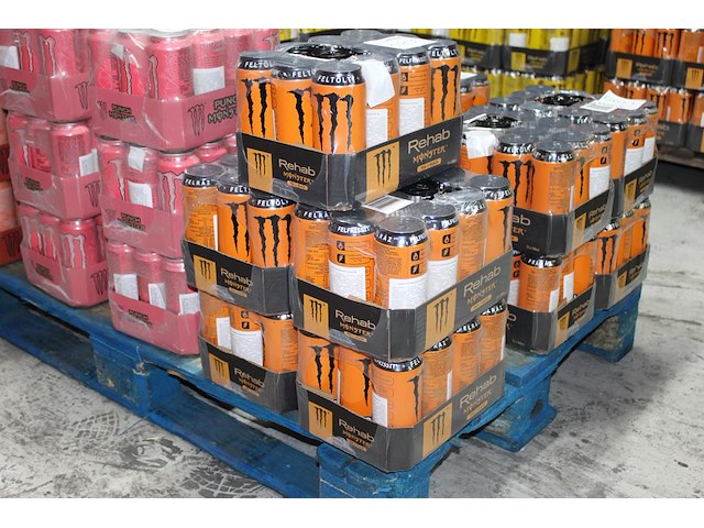 Monster energy rehab 60 blikken tht 4-2027. bod is inclusief 9 euro statiegeldwaarde - afbeelding 1 van  2