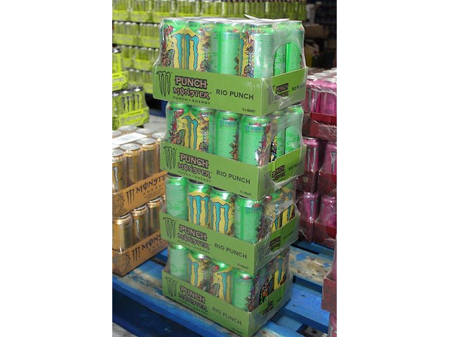 Monster energy rio punch 48 blikken tht 11-2026. bod is inclusief 7,20 euro statiegeldwaarde - afbeelding 2 van  2