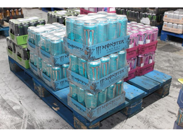 Monster energy ultra fiesta 36 blikken tht 5-2027. bod is inclusief 5,40 euro statiegeldwaarde - afbeelding 1 van  2