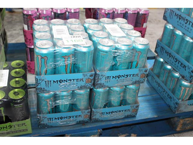 Monster energy ultra fiesta 48 blikken tht 5-2027. bod is inclusief 7,20 euro statiegeldwaarde - afbeelding 1 van  2