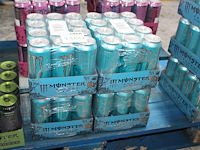 Monster energy ultra fiesta 48 blikken tht 5-2027. bod is inclusief 7,20 euro statiegeldwaarde - afbeelding 1 van  2