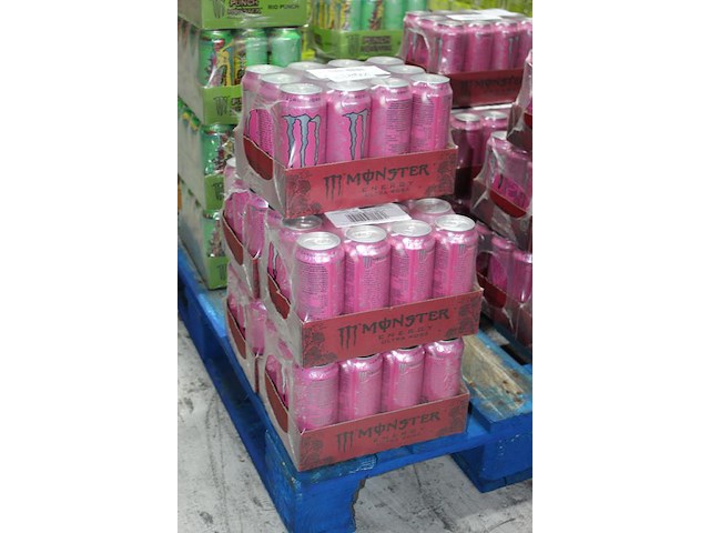 Monster energy ultra rosa 60 blikken tht 4-2027. bod is inclusief 9 euro statiegeldwaarde - afbeelding 2 van  2
