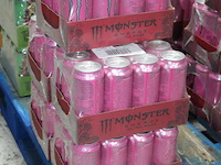 Monster energy ultra rosa 60 blikken tht 4-2027. bod is inclusief 9 euro statiegeldwaarde - afbeelding 2 van  2
