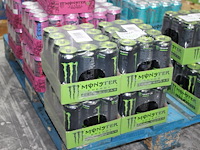 Monster energy zero sugar green 48 blikken tht 7-2027. bod is inclusief 7,20 statiegeldwaarde - afbeelding 1 van  2