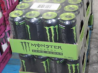 Monster energy zero sugar green 48 blikken tht 7-2027. bod is inclusief 7,20 statiegeldwaarde - afbeelding 2 van  2