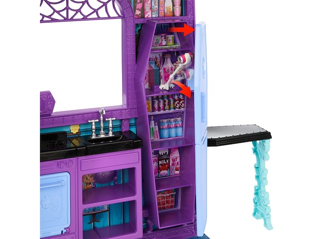 Monster high boetique hotel poppenhuis - afbeelding 3 van  4