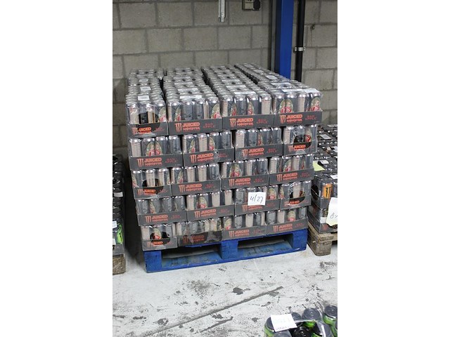 Monster juiced bad apple 1320 blikken met tht 4-2027. bod is inclusief 198 euro statiegeldwaarde - afbeelding 2 van  3