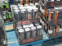 Monster juiced bad apple 36 blikken met tht 4-2027. bod is inclusief 5,40 euro statiegeldwaarde - afbeelding 1 van  2