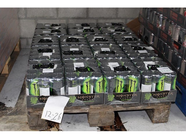 Monster nitro 216 blikken met tht 12-2026. bod is inclusief 32,40 euro statiegeldwaarde - afbeelding 1 van  2