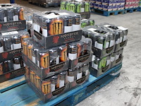 Monster nitro cosmic peach 60 blikken met tht 8-2026. bod is inclusief 9 euro statiegeldwaarde - afbeelding 1 van  2