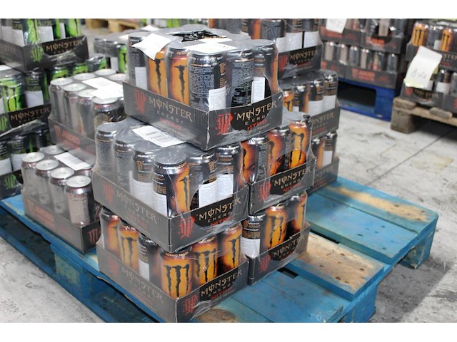 Monster nitro cosmic peach 60 blikken met tht 8-2026. bod is inclusief 9 euro statiegeldwaarde - afbeelding 1 van  2