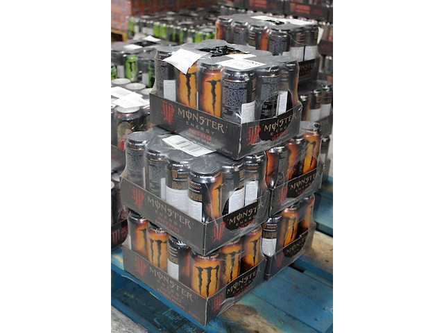 Monster nitro cosmic peach 60 blikken met tht 8-2026. bod is inclusief 9 euro statiegeldwaarde - afbeelding 2 van  2