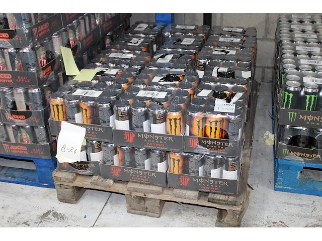 Monster nitro super dry 360 blikken met tht 8-2026. bod is inclusief 54 euro statiegeldwaarde - afbeelding 1 van  2