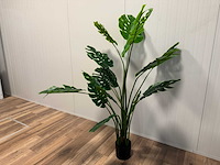 Monstera kunstplant (160cm hoog) - afbeelding 2 van  3