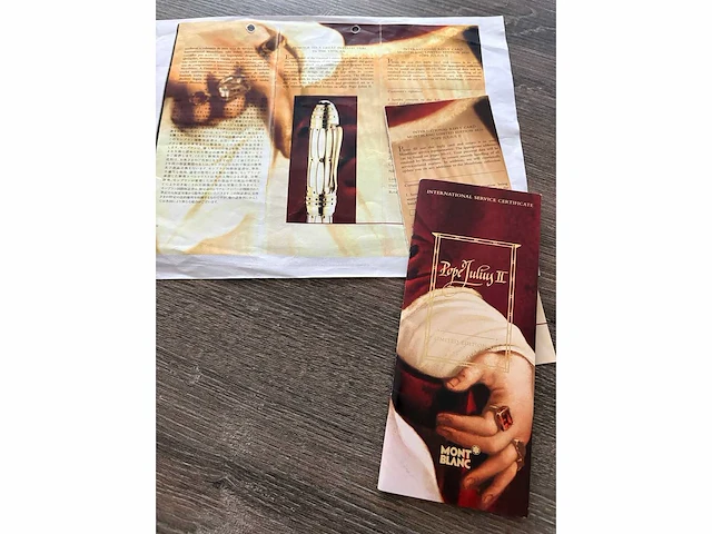 Mont blanc - pope julius ii limited edition 1388/4810 vulpen - afbeelding 6 van  13