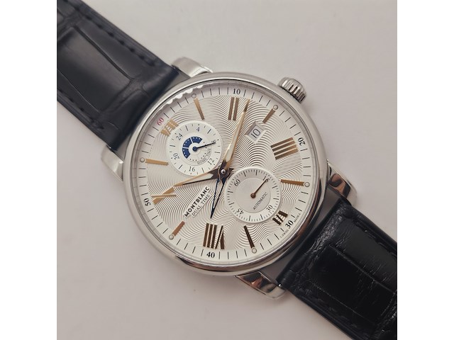 Montblanc 4810 dual time automatisch herenhorloge - afbeelding 15 van  20