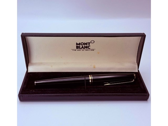 Montblanc classic vulpen met 14kt gouden nib - afbeelding 1 van  9