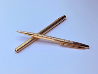 Montblanc noblesse 14kt gouden vulpen/balpen set - afbeelding 2 van  10