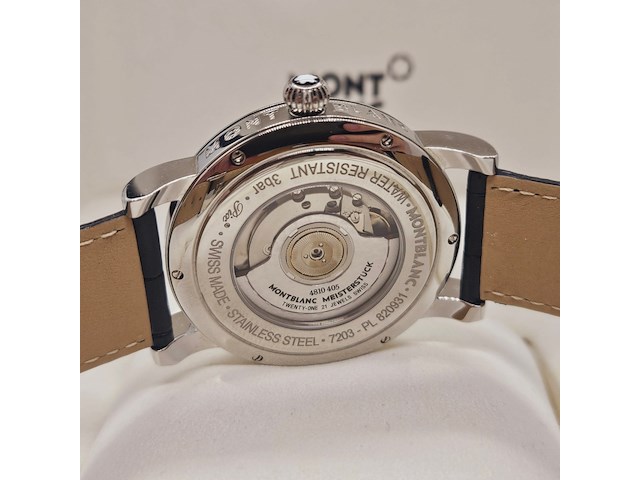 Montblanc star 7203 meisterstück worldtimer automatisch herenhorloge - afbeelding 2 van  15