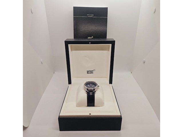 Montblanc star 7203 meisterstück worldtimer automatisch herenhorloge - afbeelding 9 van  15