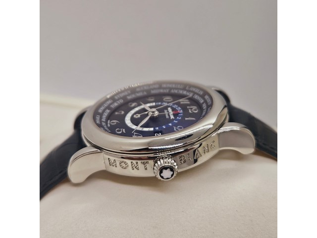 Montblanc star 7203 meisterstück worldtimer automatisch herenhorloge - afbeelding 13 van  15