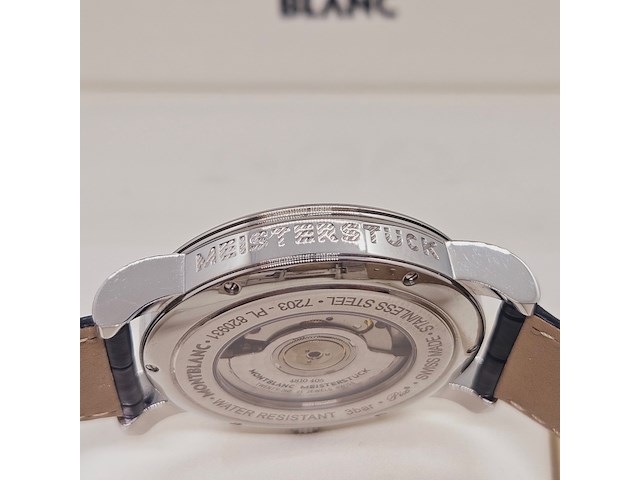 Montblanc star 7203 meisterstück worldtimer automatisch herenhorloge - afbeelding 14 van  15