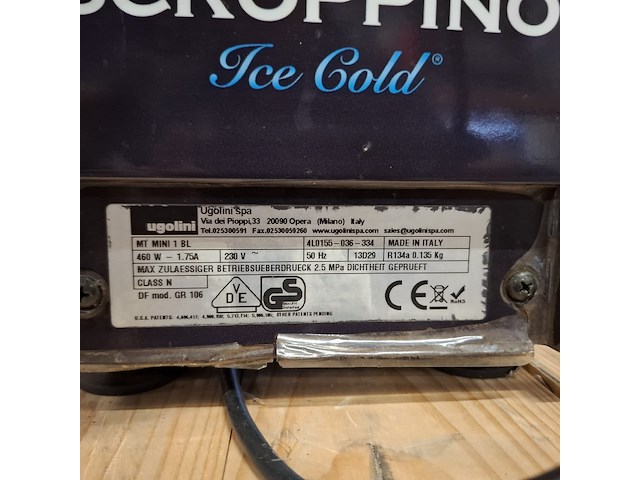 Monte scropino slush machine, ugolini, mt mini 1 bl - afbeelding 5 van  7