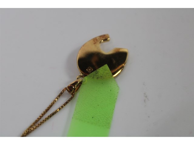 Montebello ketting hoefijzer 925 zilver verguld - afbeelding 2 van  2