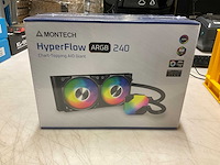 Montech hyperflow argb 240 liquid cooler - afbeelding 1 van  2