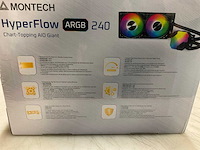 Montech hyperflow argb 240 liquid cooler - afbeelding 2 van  2