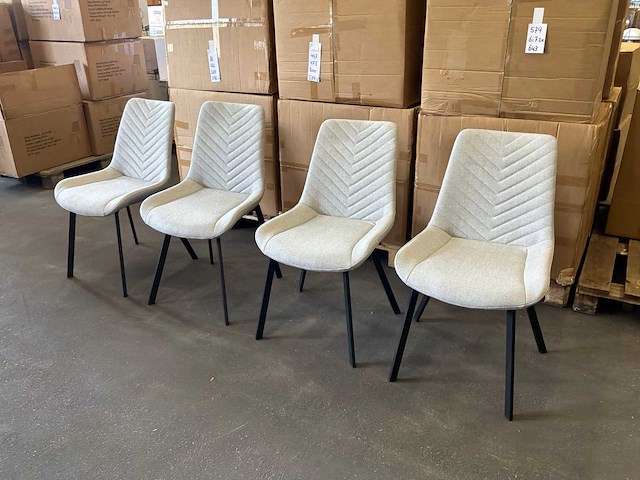 Montego eetkamerstoel (4x) - afbeelding 9 van  10