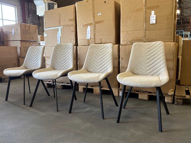 Montego eetkamerstoel (4x) - afbeelding 4 van  10