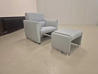 Montel - mondi - fauteuil + hocker - arm chair - afbeelding 5 van  8
