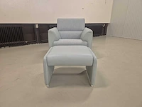 Montel - mondi - fauteuil + hocker - arm chair - afbeelding 6 van  8