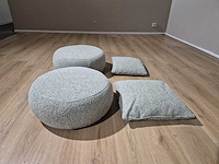 Montel - nieuw - zack - poef - hocker - kussens (4x) - afbeelding 1 van  6