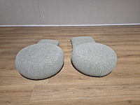 Montel - nieuw - zack - poef - hocker - kussens (4x) - afbeelding 3 van  6