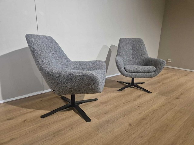 Montel - nieuw charles - draaibare fauteuils (2x) - afbeelding 4 van  10