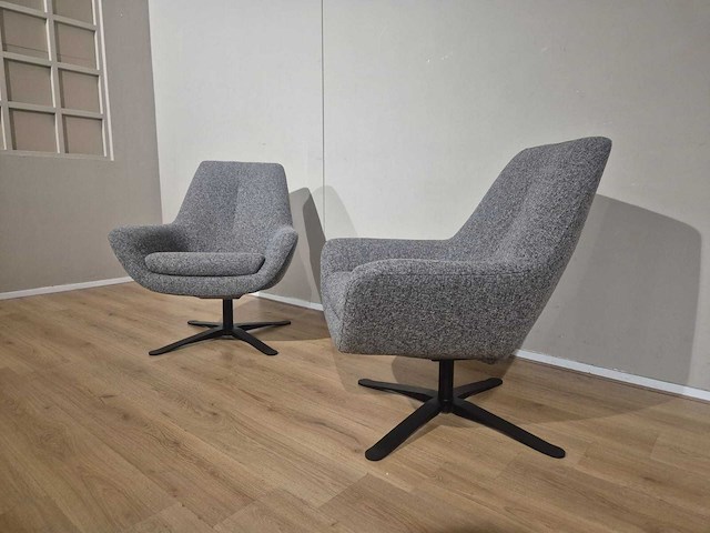 Montel - nieuw charles - draaibare fauteuils (2x) - afbeelding 5 van  10