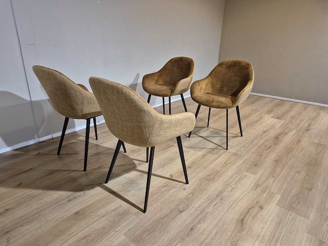 Montel - nora - eetkamerstoelen - nieuw (4x) - afbeelding 7 van  13