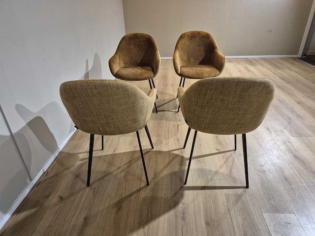 Montel - nora - eetkamerstoelen - nieuw (4x) - afbeelding 8 van  13
