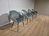 Montel - showroommodellen - nora - eetkamerstoelen (4x) - afbeelding 3 van  10