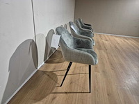 Montel - showroommodellen - nora - eetkamerstoelen (4x) - afbeelding 4 van  10