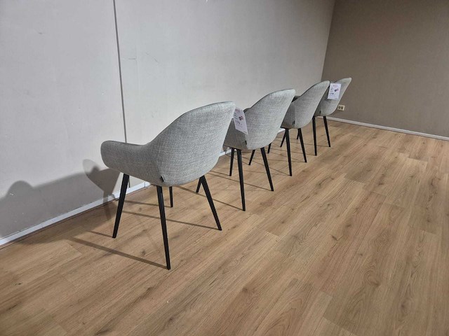 Montel - showroommodellen - nora - eetkamerstoelen (4x) - afbeelding 8 van  10