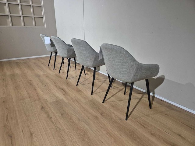 Montel - showroommodellen - nora - eetkamerstoelen (4x) - afbeelding 9 van  10