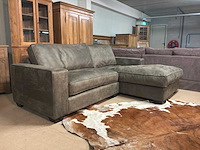 Monti leren bankstel met chaise lounge - afbeelding 4 van  8