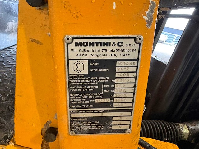Montini - elektrische heftruck - afbeelding 7 van  19